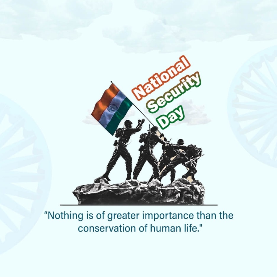 National Security Day : 04 March | Download Poster and Hd Images Free 4 National Security Day Free Social Media Post